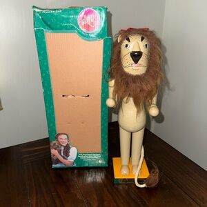 Vintage Wizard of Oz lion nutcracker